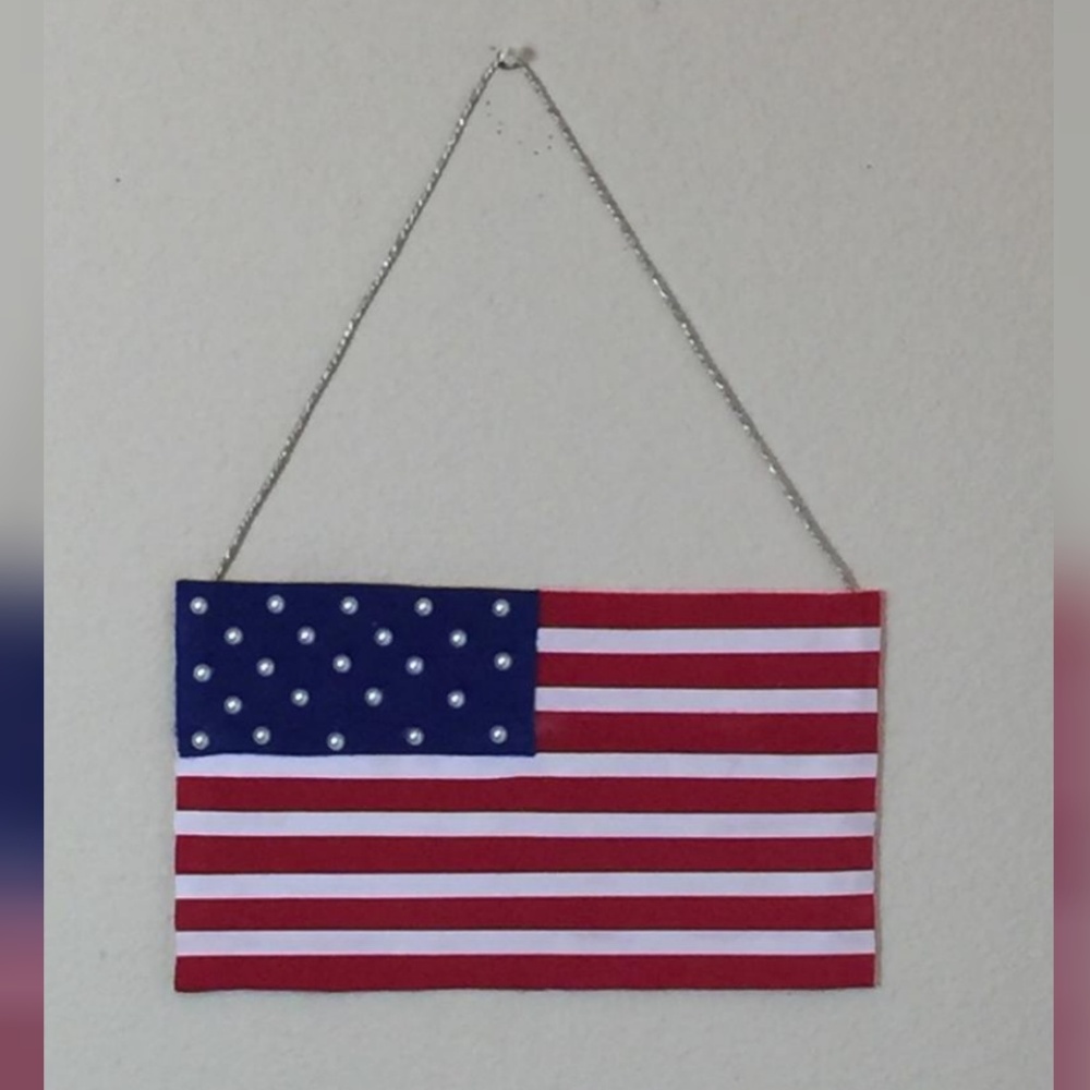 Felt American Flag Wall Decor